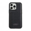 Audi Synthetic Leather MagSafe iPhone 13 Pro | 13 6.1" czarny|bl Audi Synthetic Leather MagSafe iPhone 13 Pro | 13 6.1" czarny|bl