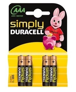 Duracell 002432 buitinė baterija Vienkartinė baterija AAA Šarminis