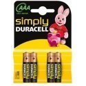 Duracell 002432 батарейка Батарейка одноразового использования AAA Щелочной Duracell 002432 батарейка Батарейка одноразового использования AAA Щелочной