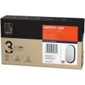Wall lamp Orno NEFRYT LED 15W, garden lamp, 1100lm, IP54, 4000K, black Wall lamp Orno NEFRYT LED 15W, garden lamp, 1100lm, IP54, 4000K, black