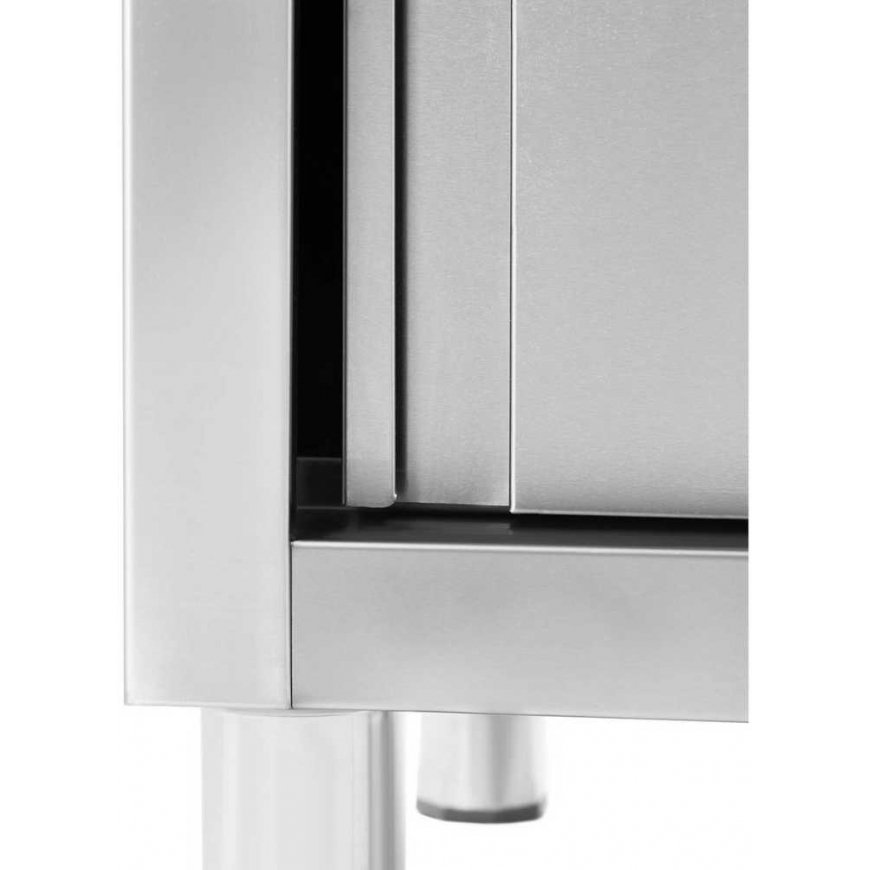 Royal Catering Zlew basen gastronomiczny dwukomorowy with a cabinet with drzwiami przesuwnymi 160 x 60 x 95 cm – 4
