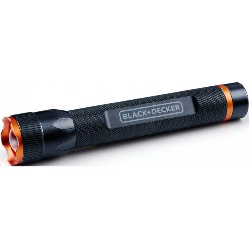 BLACK + DECKER LATARKA TAKTYCZNA aliumininės 3,5W 200LUMENÓW Juodas + DECKER