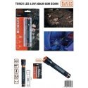 BLACK + DECKER LATARKA TAKTYCZNA aliumininės 3,5W 200LUMENÓW Juodas + DECKER BLACK + DECKER LATARKA TAKTYCZNA aliumininės 3,5W 200LUMENÓW Juodas + DECKER