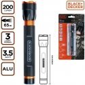 BLACK + DECKER LATARKA TAKTYCZNA aliumininės 3,5W 200LUMENÓW Juodas + DECKER BLACK + DECKER LATARKA TAKTYCZNA aliumininės 3,5W 200LUMENÓW Juodas + DECKER
