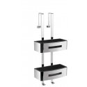Shower shelf GEDY POSEIDON 771943, 240×584×187 mm
