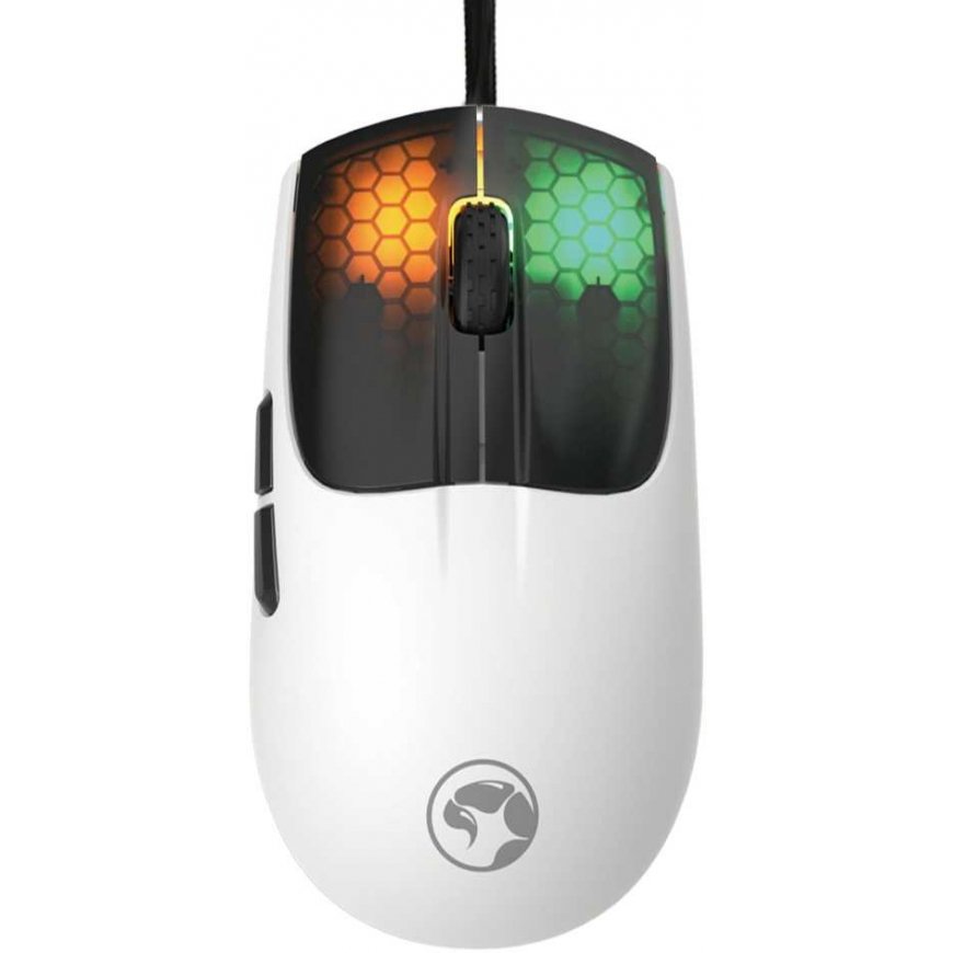 Marvo Scorpion M727 White Wired Mouse