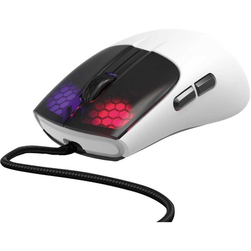 Marvo Scorpion M727 White Wired Mouse | 12400 DPI – 2