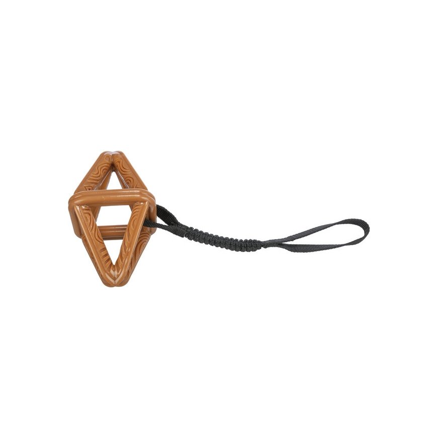 Trixie CityStyle rhombus on a rope, bungee, TPR, 18 cm/38 cm – 2