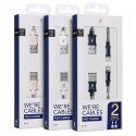 Dux Ducis KII Premium Micro USB Комплект Кабелей для Зарядки и Переноса Данных Из Прочного Материала 100 cm + 20 cm Розовый Dux Ducis KII Premium Micro USB Комплект Кабелей для Зарядки и Переноса Данных Из Прочного Материала 100 cm + 20 cm Розовый