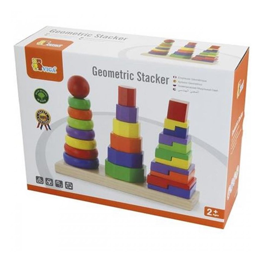 Wooden pyramid puzzle, VIGA – 2