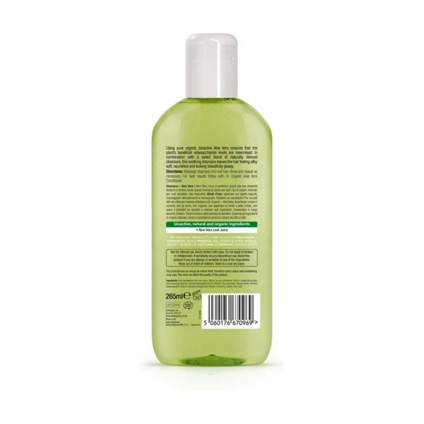 Dr. organic Dr.Organic Aloe Vera Šampūnas 265ml – 3