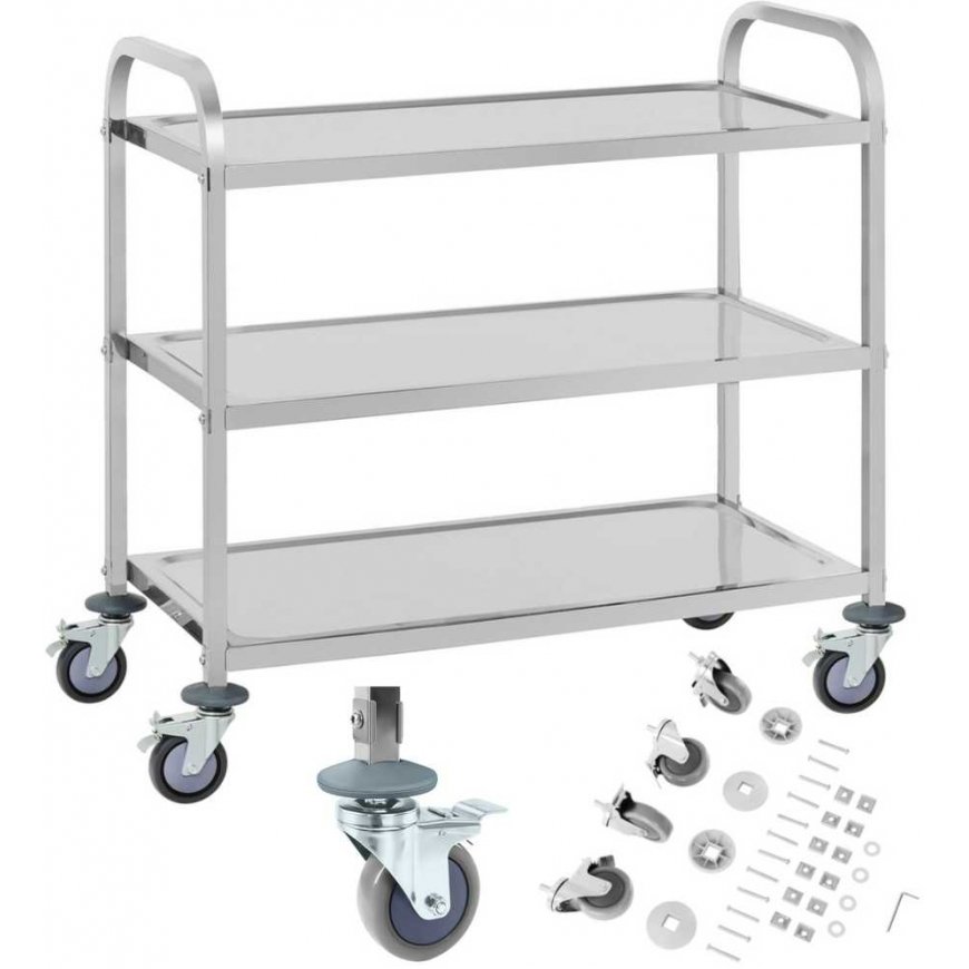 Royal Catering Catering trolley with 3