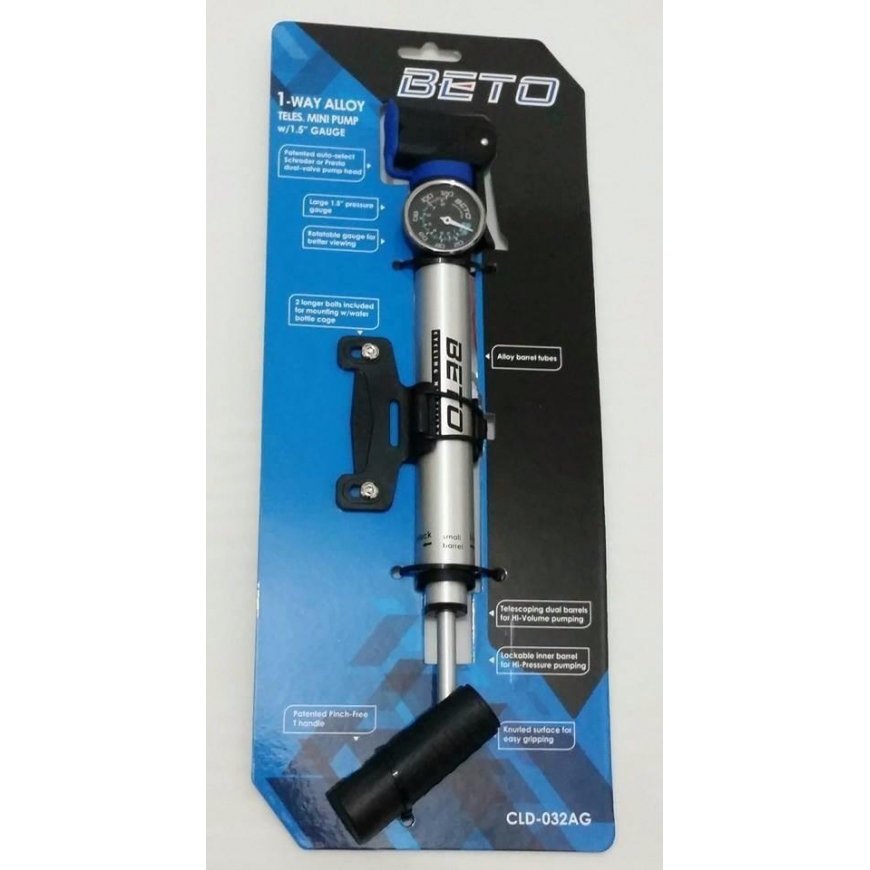 Pompa BETO Alu CLD-032AG teleskopinė su manometriu – 3