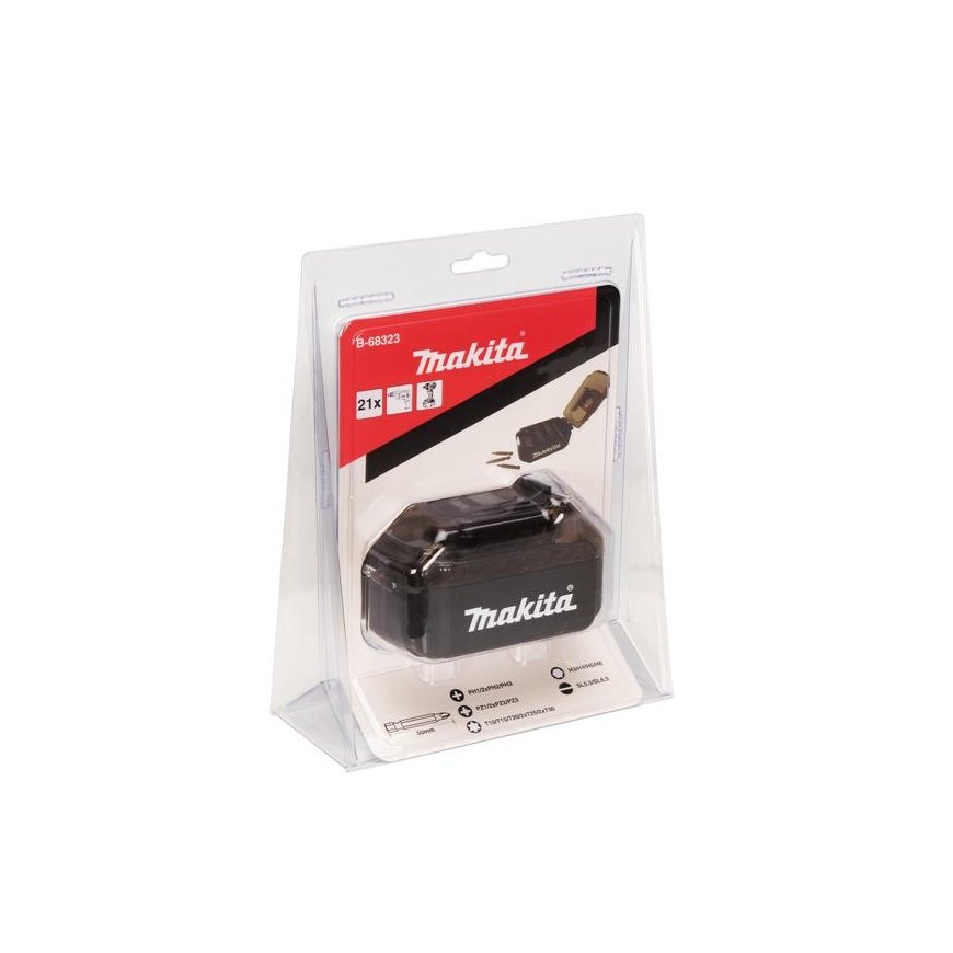 Makita B-68323 Sukimo antgalių komplektas “Akumuliatorius Li-ion” 21 vnt. – 2