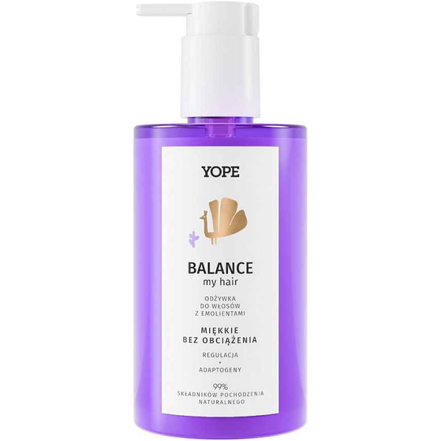 Yope Balance My Hair plaukų kondicionierius su emolientais 300ml – 3