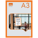 Nobo Infotavle magnetic/selvklæb A4 orange (2)