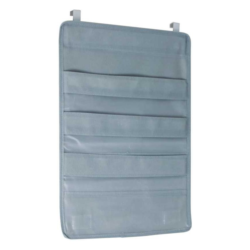 Wiszący organizer na przepiści i czasopisma Rayen - 43 x 28 cm, Grey