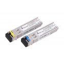 Extralink SFP WDM 1.25G 1310/1550nm | SFP Module | Single mode, 20km, LC, DDM, Pair Extralink SFP WDM 1.25G 1310/1550nm | SFP Module | Single mode, 20km, LC, DDM, Pair