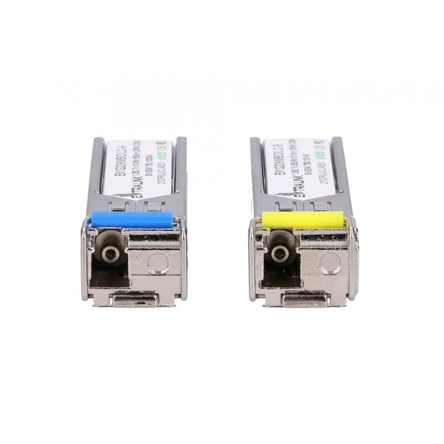 Extralink SFP WDM 1.25G 1310/1550nm | SFP Module | Single mode, 20km, LC, DDM, Pair – 3