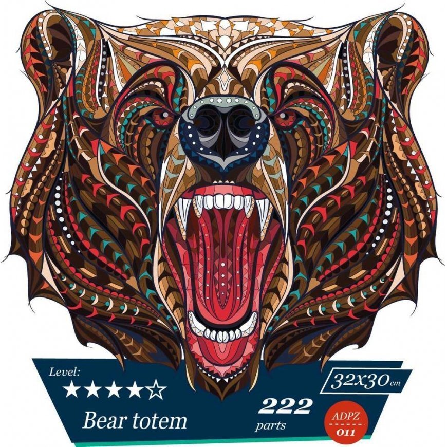 Beldizart Puzzle Beldizart Bear totem ADPZ011
