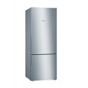 Bosch Serie 4 KGV58VLEAS jääkaappipakastin Vapaasti seisova 503 L E Ruostumaton teräs