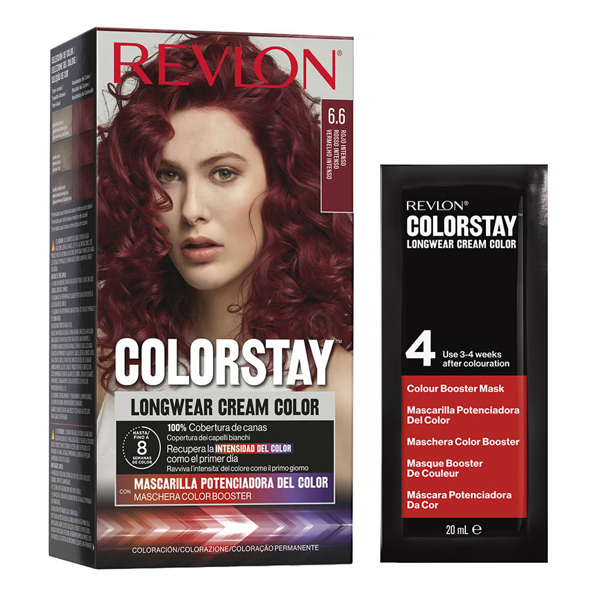 "Revlon Colorstay" long-lasting shade cream paint 6,6-Intense Red – 2