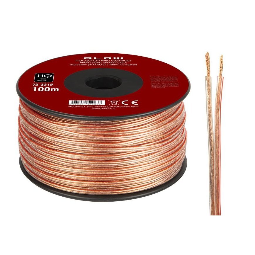Blow Garsiakalbio laidas 2x0.35 mm – 2