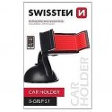 Swissten S-GRIP S1 Premium Universal Window Holder with 360 Rotation For Devices 3.5'- 6.0' Swissten S-GRIP S1 Premium Universal Window Holder with 360 Rotation For Devices 3.5'- 6.0'