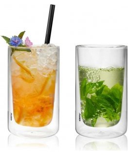 GEFU Set of 2 szklanek termicznych MIRA 350 ml