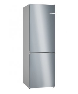 Bosch Serie 4 KGN362IDF jääkaappipakastin Vapaasti seisova 321 L D Ruostumaton teräs