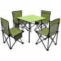Royokamp Enero Camp Set Tourist 5W1 STOLIK I 4 KRZESŁA Green Royokamp Enero Camp Set Tourist 5W1 STOLIK I 4 KRZESŁA Green