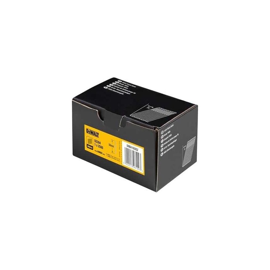 Nails Dewalt DNBA1650SZ 20° 1.6x50 mm 2500 pcs. stainless steel – 3