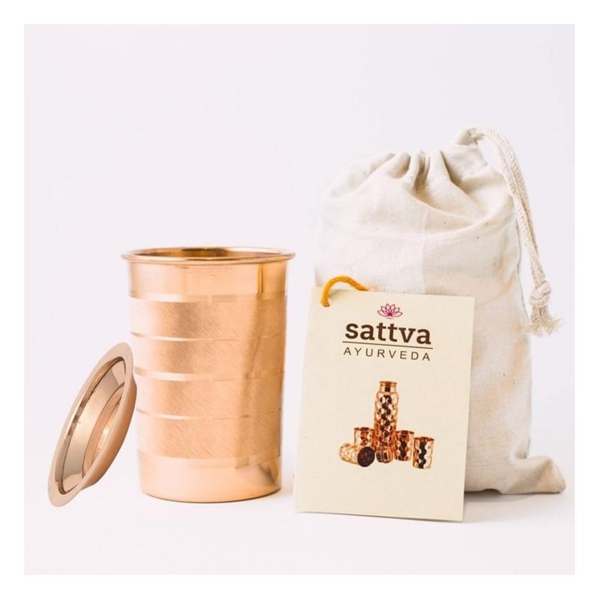 Sattva Ayurveda Copper glass Stripe with