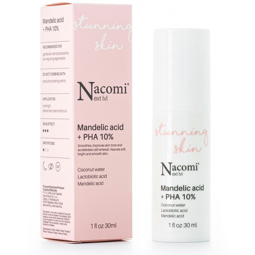 Nacomi NACOMI_Next Level Mandelic Acid + PHA 10% serumas su migdolų rūgštimi 30ml – 3