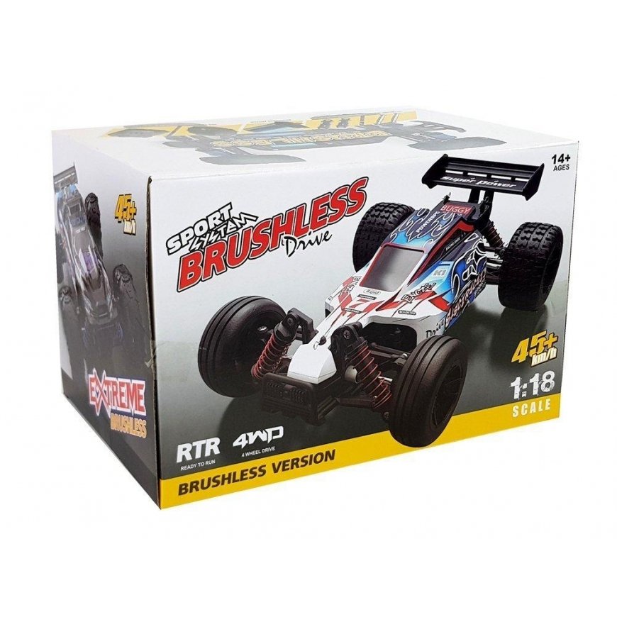 Lean Sport Remote Control Rally Car 1:18 Blue – 3