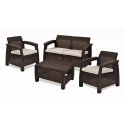 Garden furniture set Corfu Set brown Garden furniture set Corfu Set brown