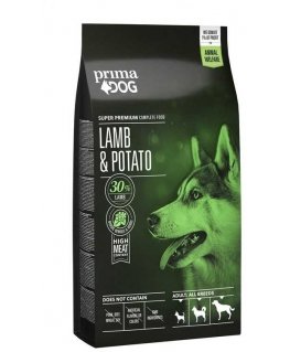 DRY DOG FOOD PRIMADOG LAMB BULV 10KG