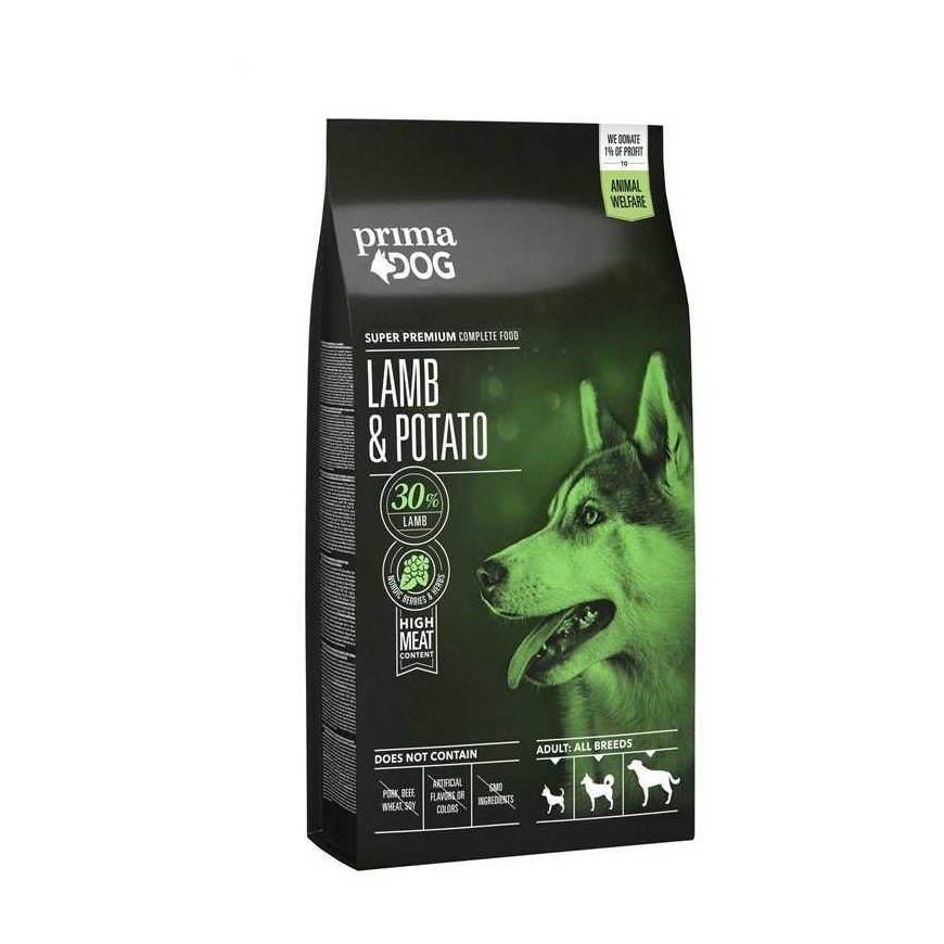 PRIMA DRY DOG FOOD PRIMADOG LAMB