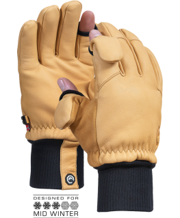 Vallerret Hatchet Leather Photography Glove Natural M