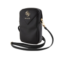 Case Guess Zip Triangle 4G bag - black Case Guess Zip Triangle 4G bag - black