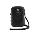 Case Guess Zip Triangle 4G bag - black Case Guess Zip Triangle 4G bag - black