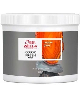 Kaukė plaukams suteikianti atspalvį Wella Color Fresh Mask Copper Glow 500 ml