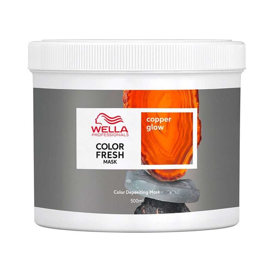 Kaukė plaukams suteikianti atspalvį Wella Color Fresh Mask Copper Glow 500 ml