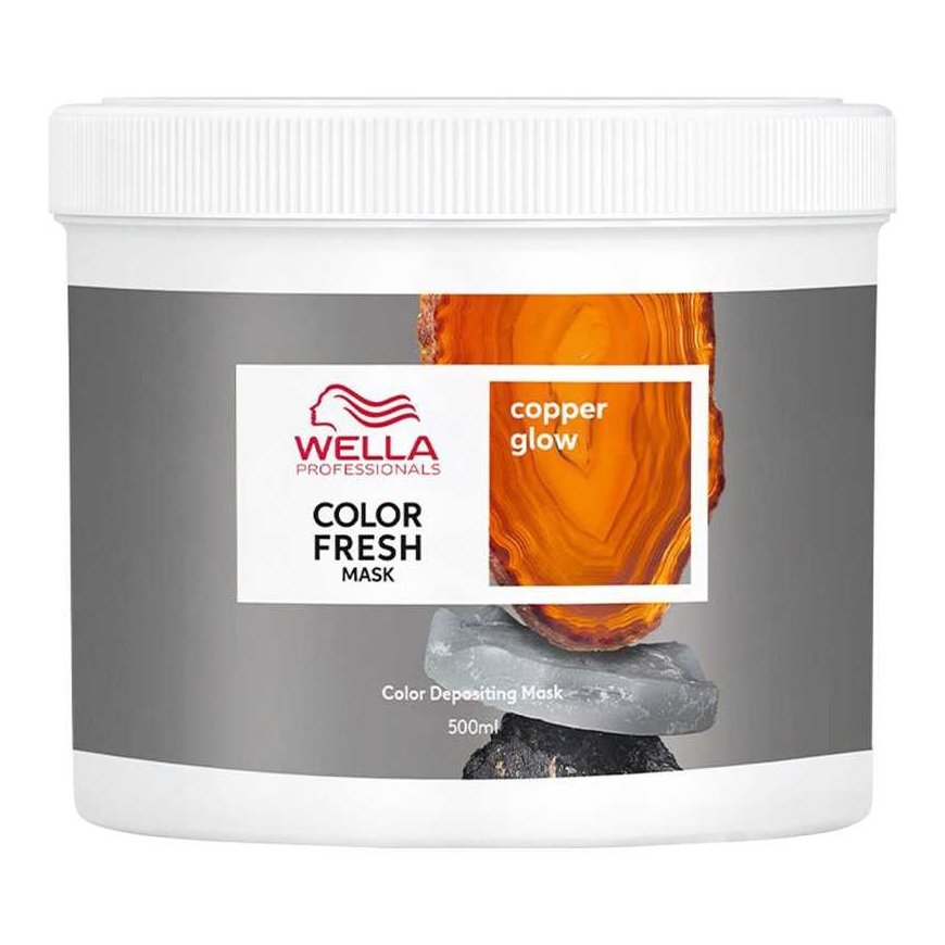 Kaukė plaukams suteikianti atspalvį Wella Color Fresh Mask Copper Glow 500 ml – 2