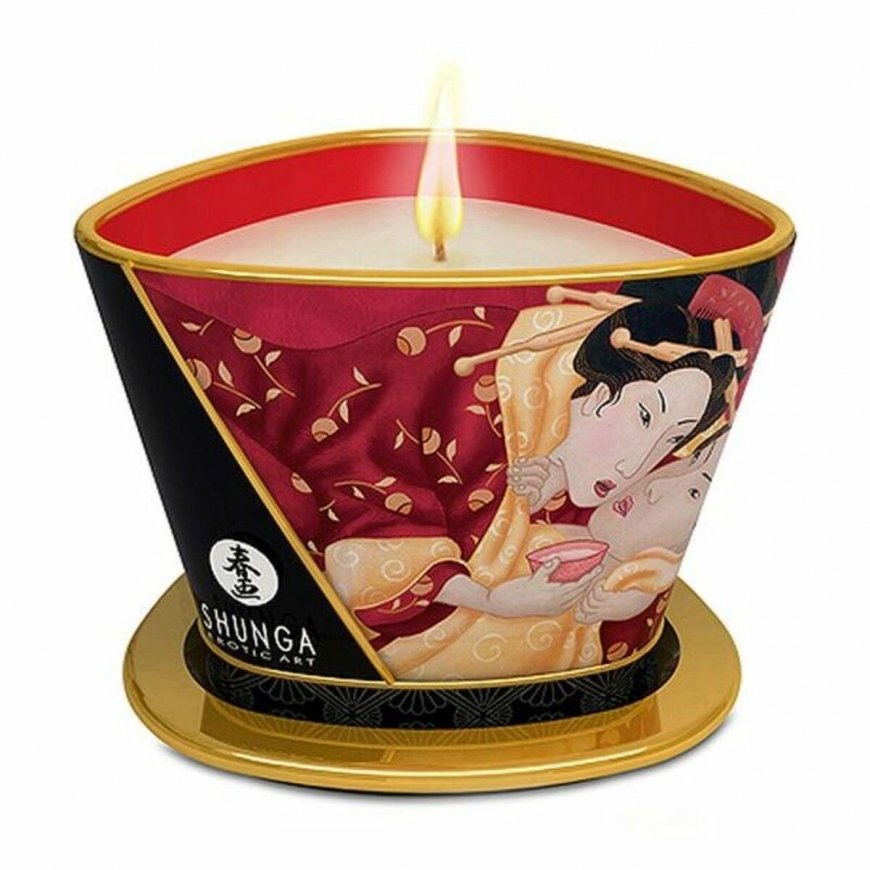 SHUNGA MINI GLOWING AND CANDELIGHT STRAWBERRY