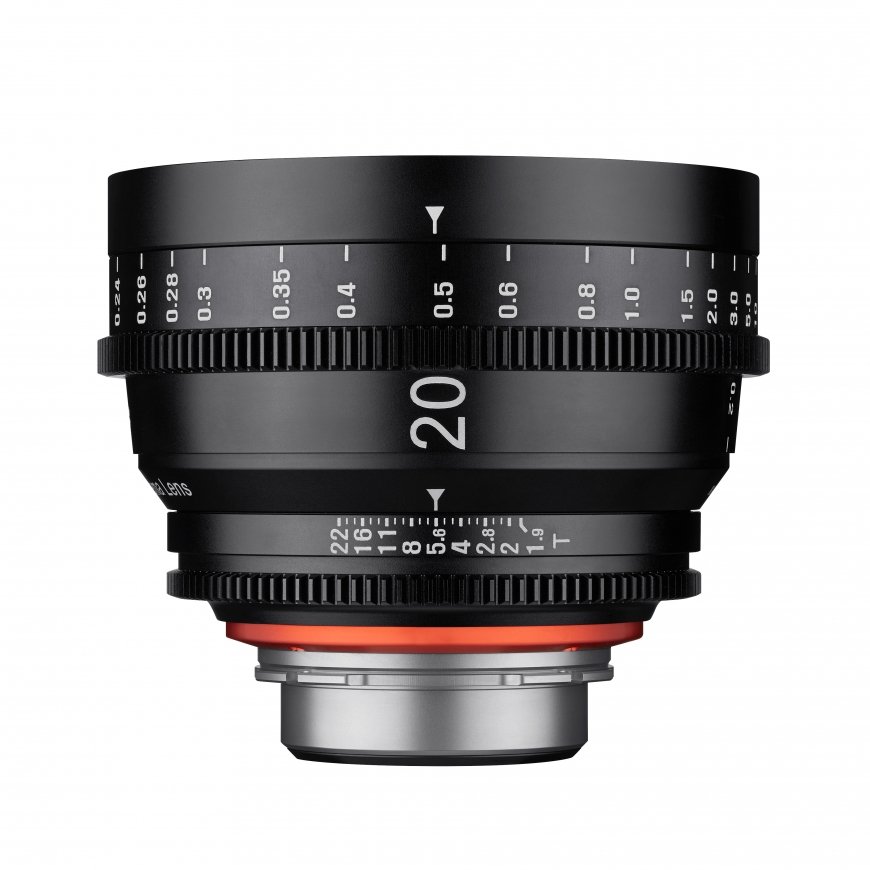 Samyang XEEN 20mm T1.9 „Ultra“ platus objektyvas Juoda