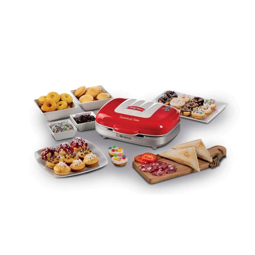 Ariete 1972/00 sandwich maker 700 W Red, White – 2