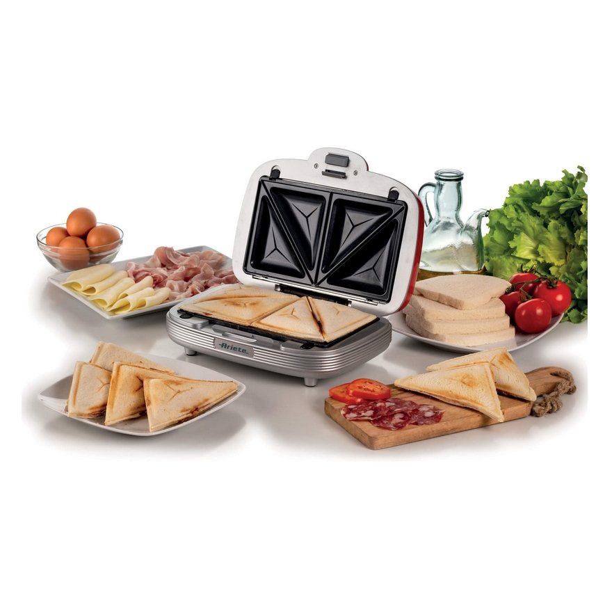 Ariete 1972/00 sandwich maker 700 W Red, White – 5