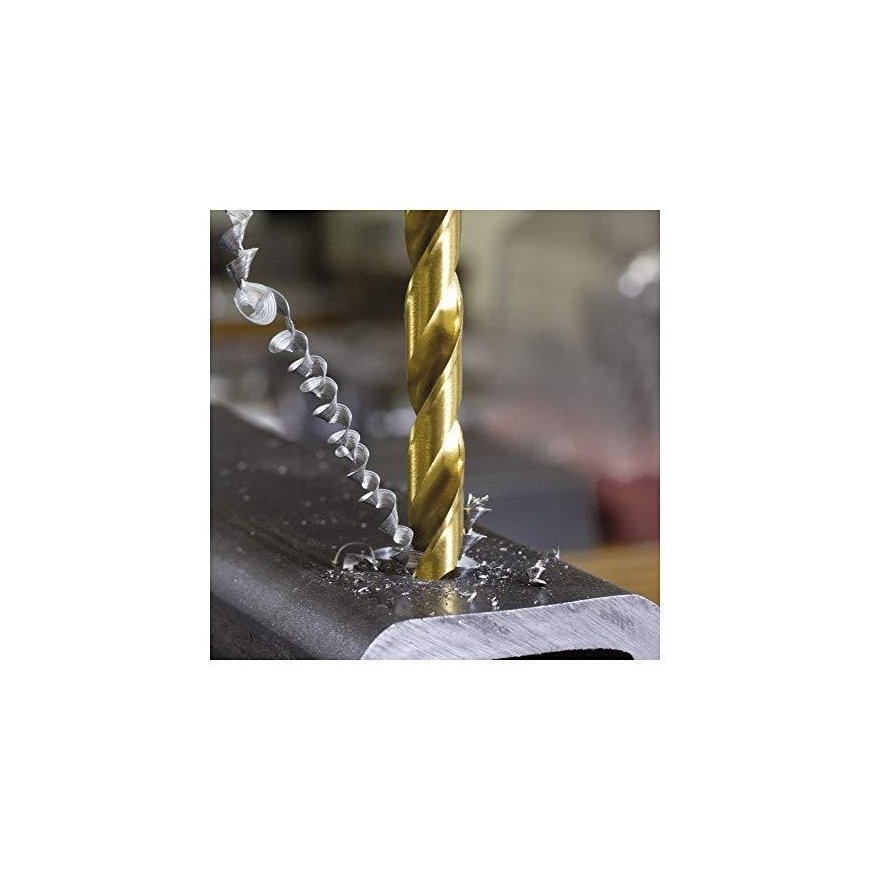 Spiral drill for metal RUKO HSS-G TiN 14.0 mm – 3