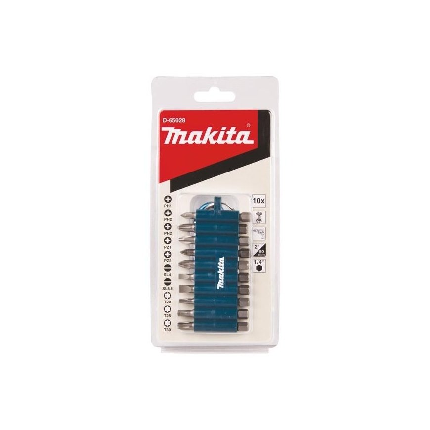 Makita D-65028 Screwdriver set 10 pcs. (with carabiner) – 2